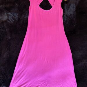 Banana Republic Pink Halter Sheath Dress